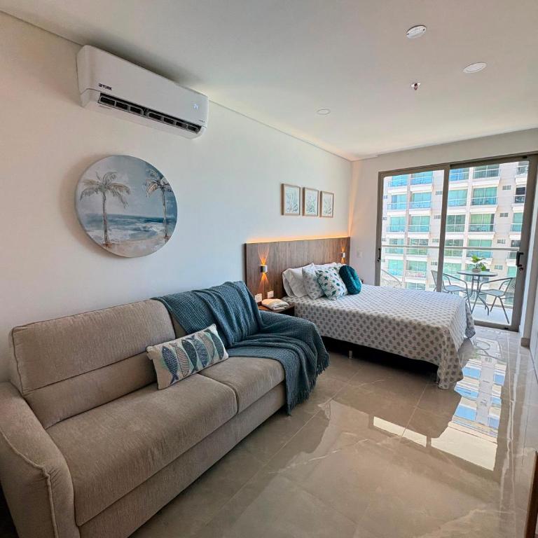 Aparta suites cerca a la playa - One-Bedroom Apartment - 44