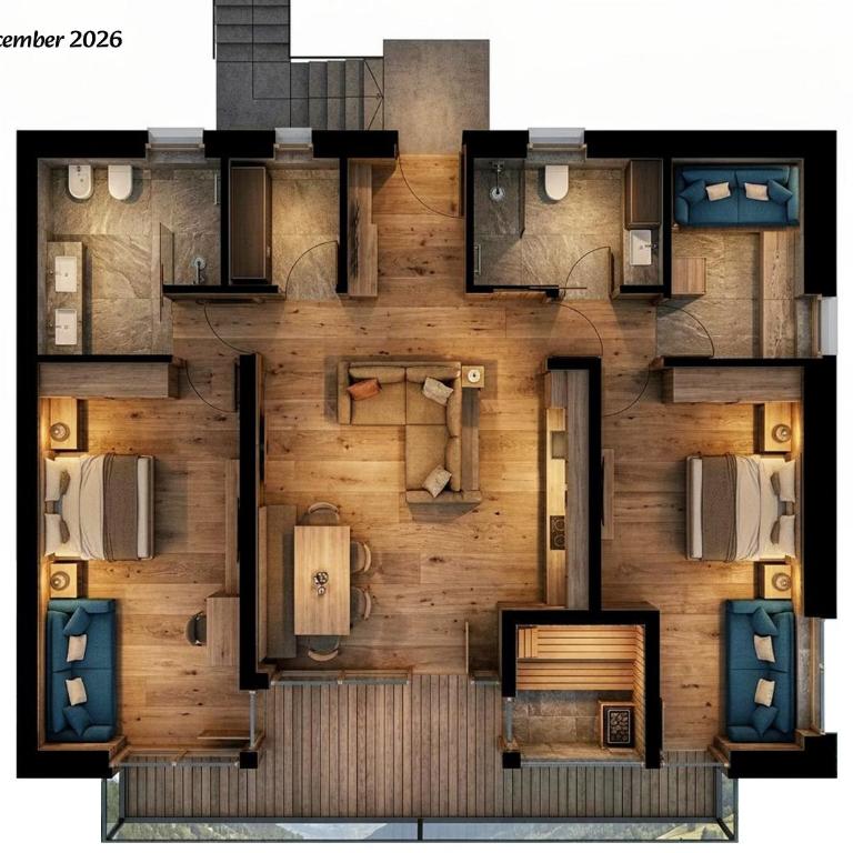 LaPoza Mountain Loft - Apartamento Superior con sauna - 5