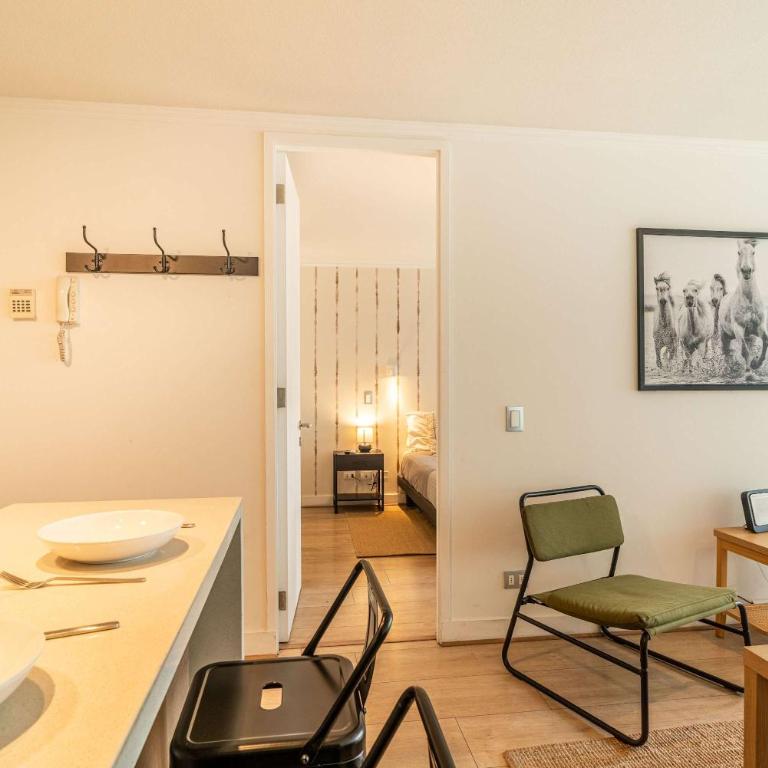 HOM ELITE l Mall Parque Arauco l AireAcond l Parking - Apartment - 9