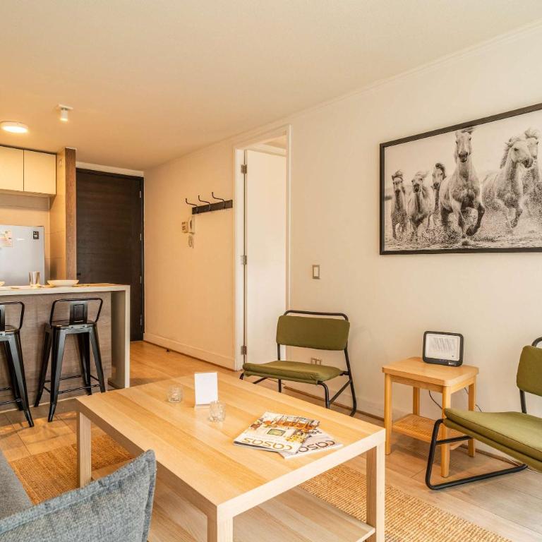 HOM ELITE l Mall Parque Arauco l AireAcond l Parking - Apartment - 12