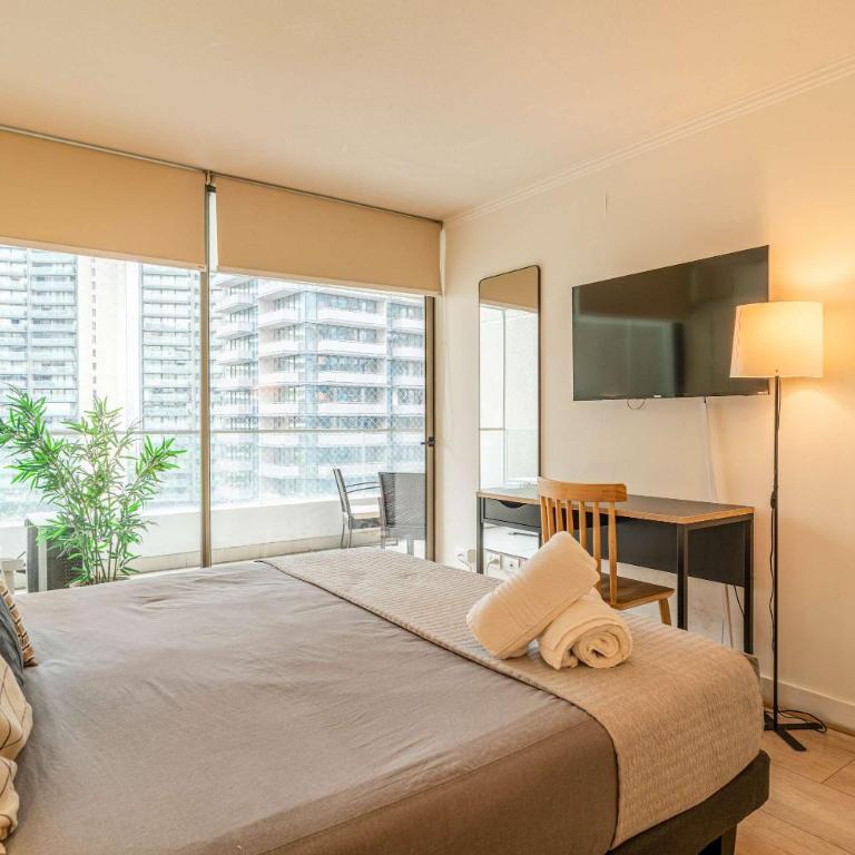 HOM ELITE l Mall Parque Arauco l AireAcond l Parking - Apartment - 16