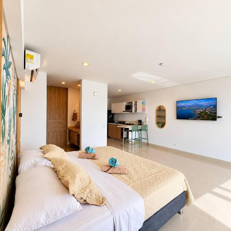 Fenomenal ApartaSuite en Club de Playa Rodadero - Apartment - 9