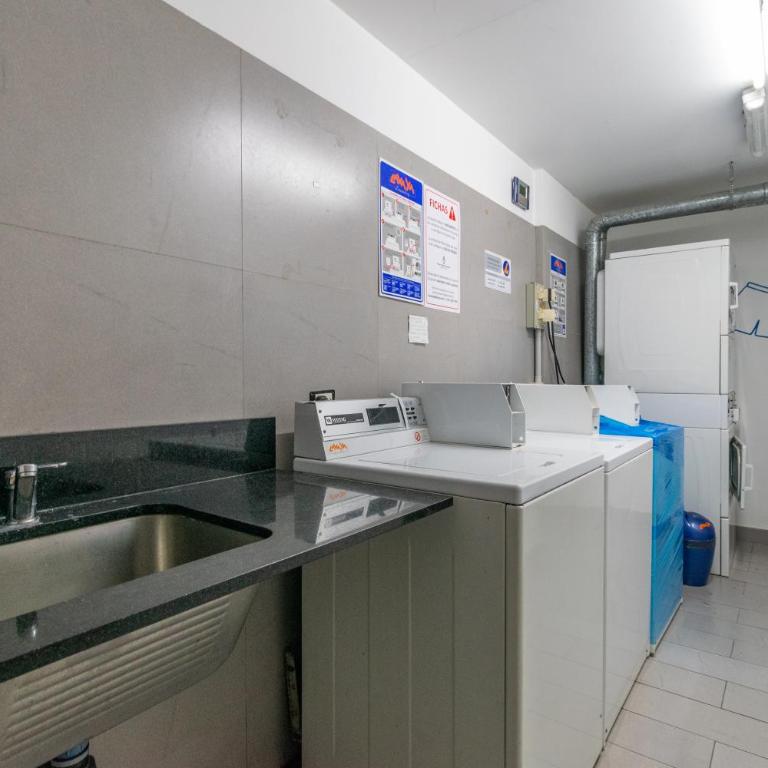 familiar con cava, pileta, sauna y seguridad 24hs - Apartamento de 1 dormitorio - 32