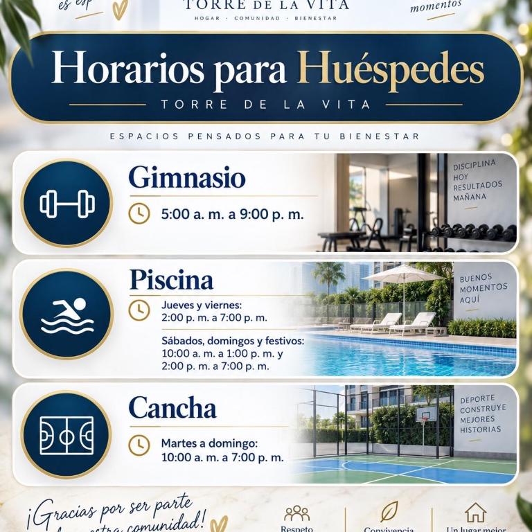 Apartamento Céntrico con Piscina en la Ciudad - Three-Bedroom Apartment - 43