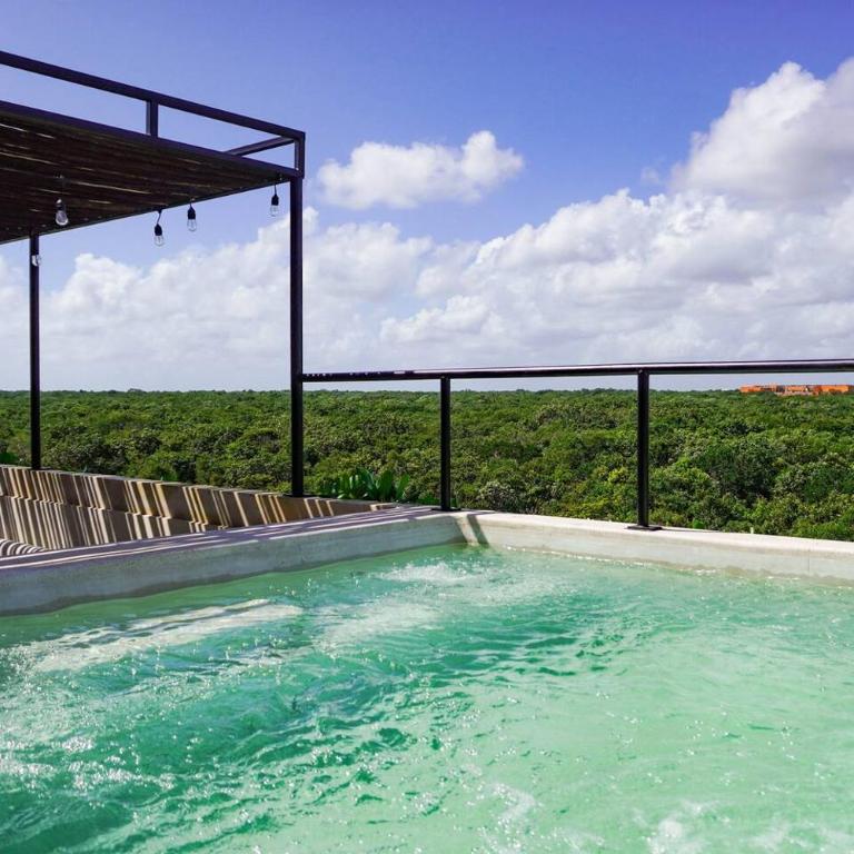 PH de lujo completo con alberca privada en Tulum - Appartement 3 Chambres avec Piscine Privée - 12