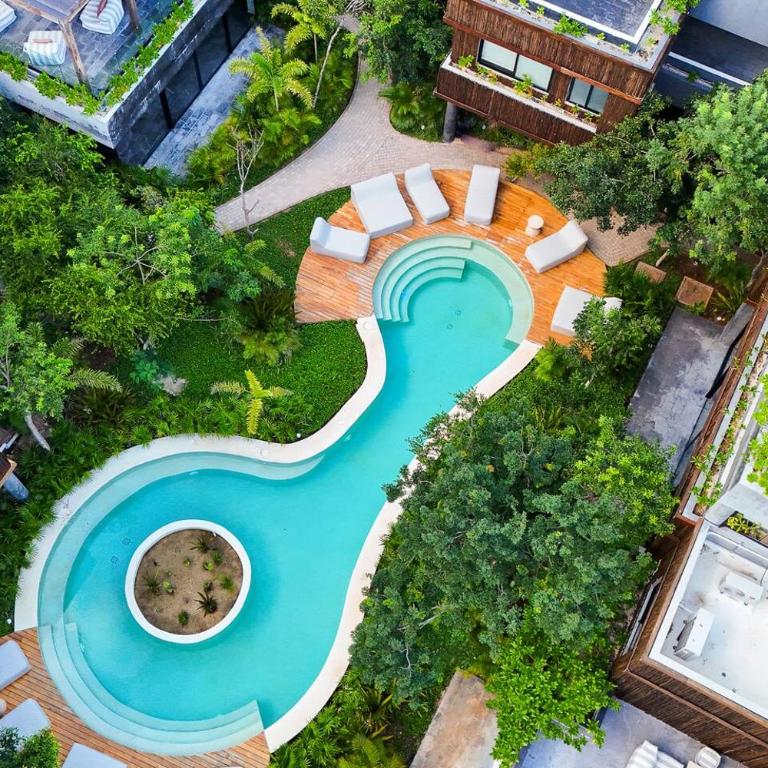 PH de lujo completo con alberca privada en Tulum - Appartement 3 Chambres avec Piscine Privée - 22