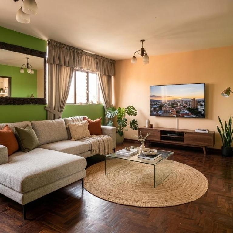 Dpto para reuniones en Av España, Céntrico y Amplio - Apartamento de 1 dormitorio - 2