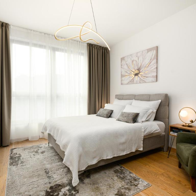 BW Alba Waterfront New Luxury Apartment - Free Parking - Apartment mit 1 Schlafzimmer und Gartenblick - 1