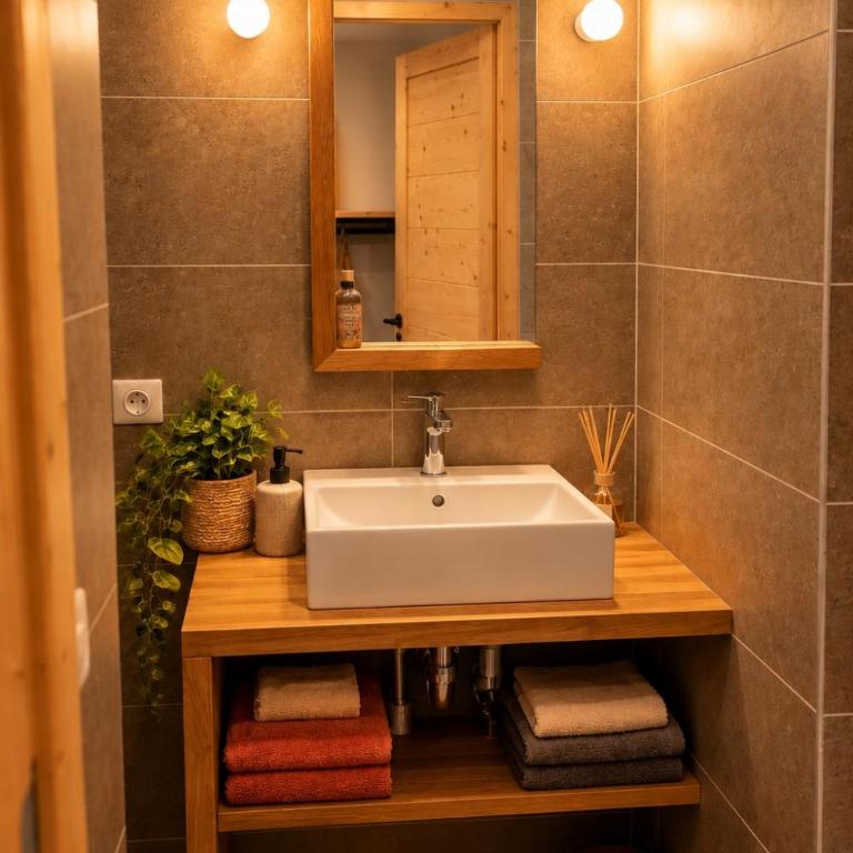 Basalte - Appartement 4 pers - Monetier les Bains - Apartment mit 2 Schlafzimmern - 11