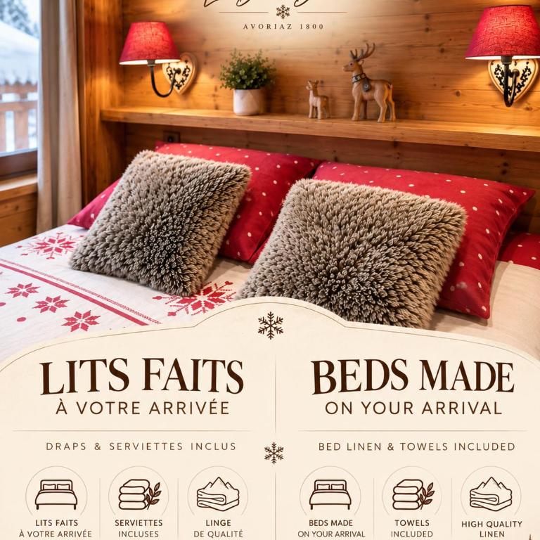 FACE VILLAGE ENFANTS, 3 CHAMBRES, EN CENTRE - Appartement 3 Chambres - 6