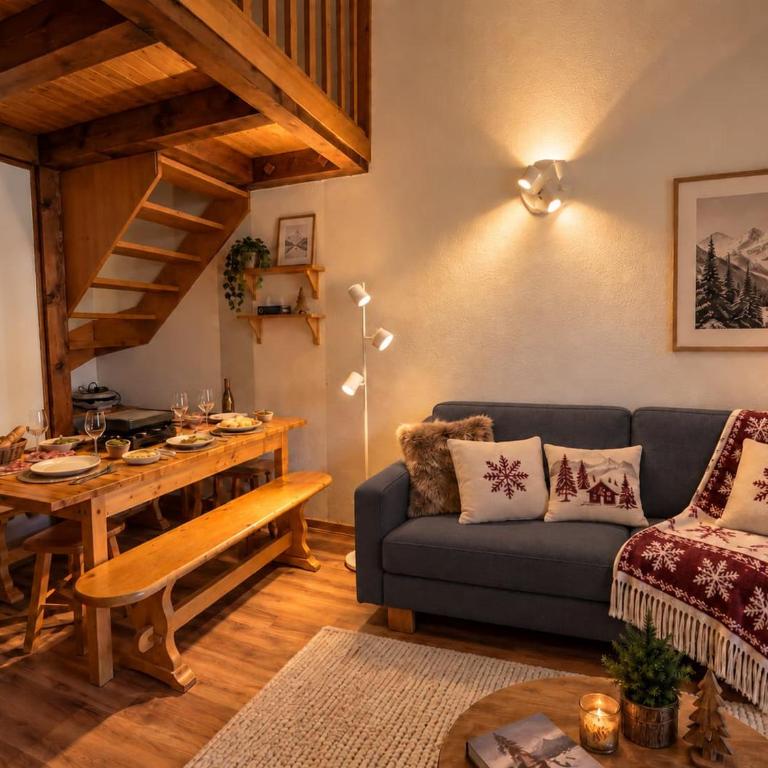 Duplex spacieux pour 4 personnes skis aux pieds - 2-Zimmer-Apartment - 1