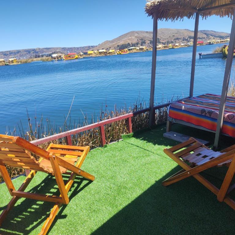 Uros Titicaca Khantaniwa Lodge - Habitación Doble con vistas al lago - 1