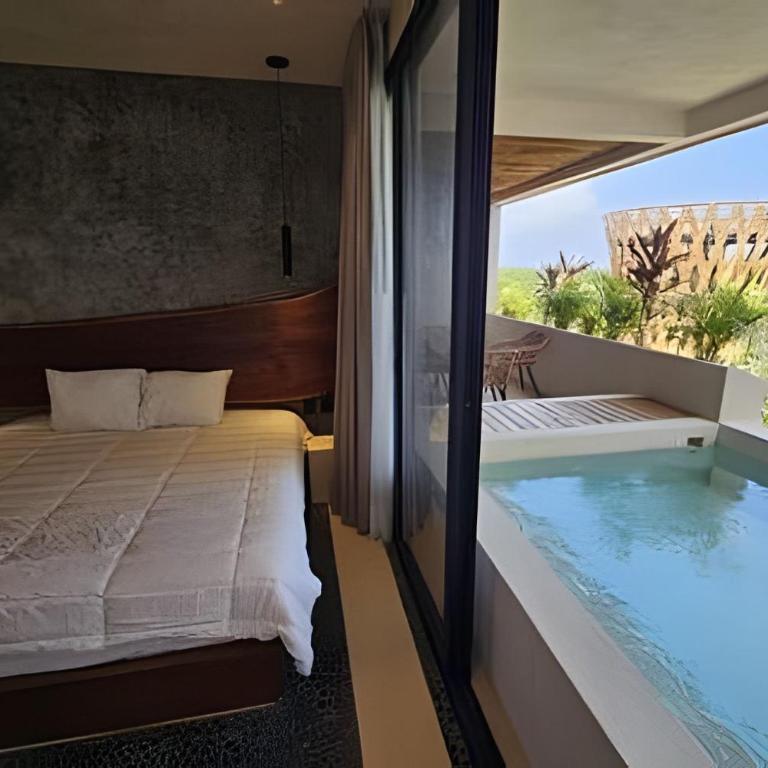 Mayan View Tulum - Two-Bedroom Deluxe Apartment with Garden View - 39