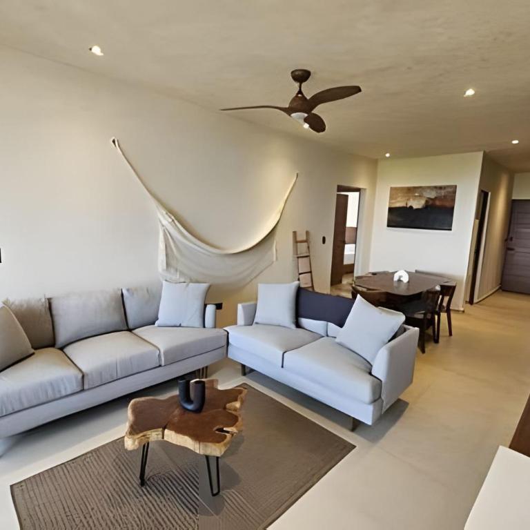 Mayan View Tulum - Two-Bedroom Deluxe Apartment with Garden View - 72