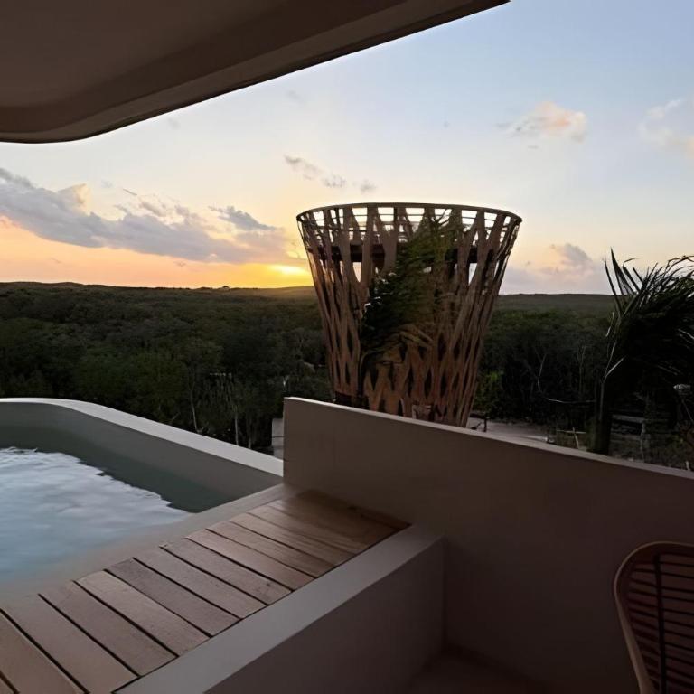 Mayan View Tulum - Two-Bedroom Deluxe Apartment with Garden View - 81