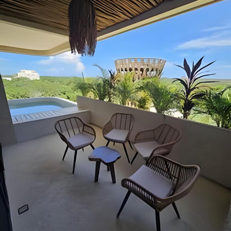 Mayan View Tulum - Two-Bedroom Deluxe Apartment with Garden View - 79