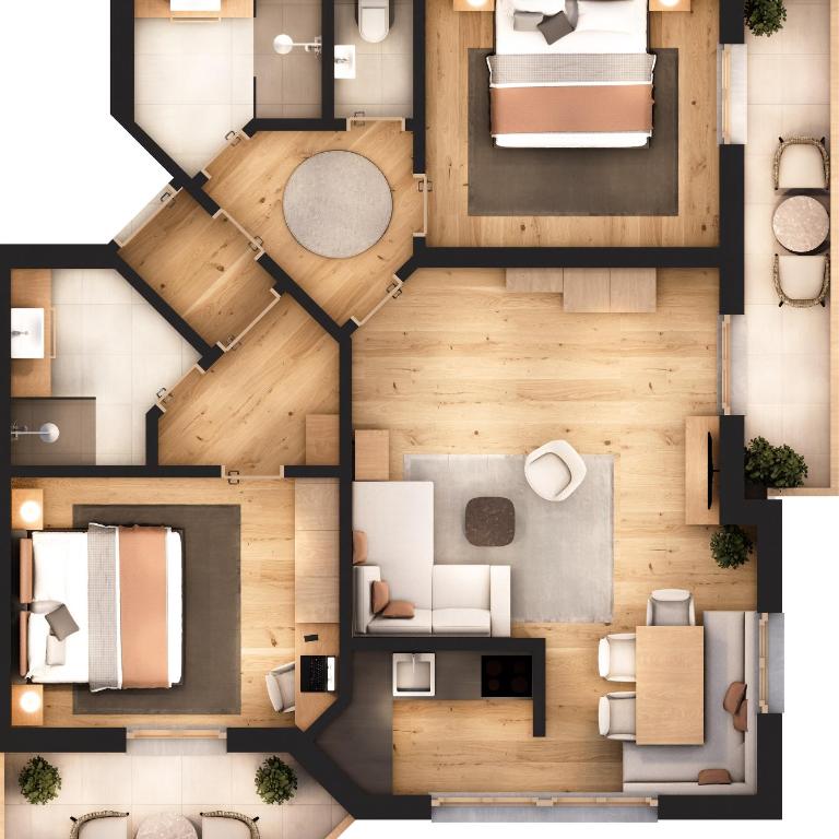 Fortuna by A CASA - Apartment mit 2 Schlafzimmern und Balkon - 10