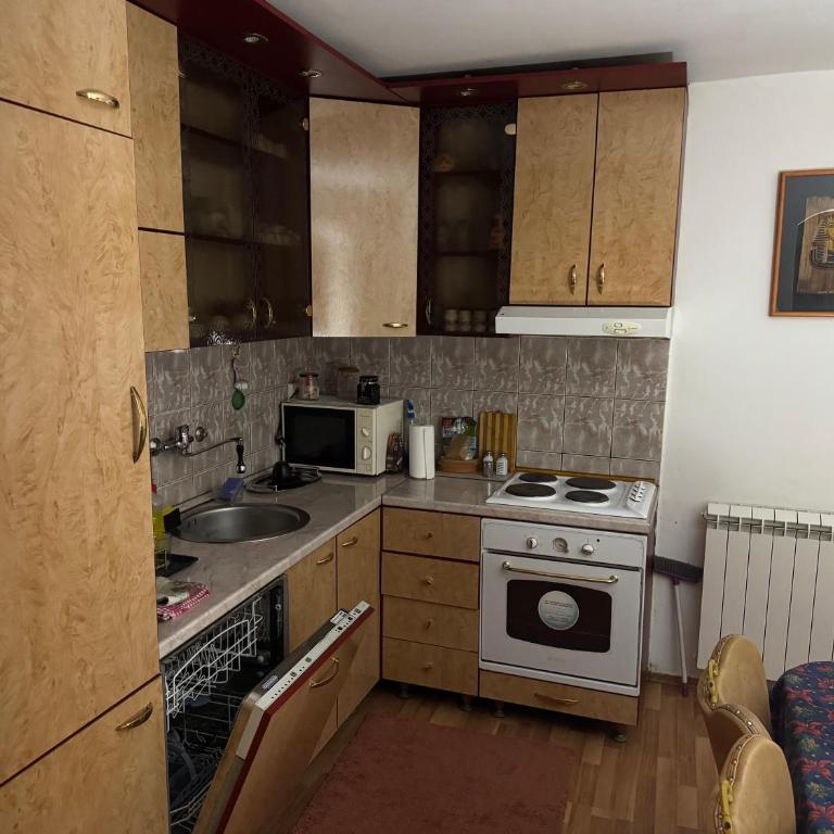 Zemun Old Town Apartment - Deluxe-Apartment mit 2 Schlafzimmern und Gartenblick - 8