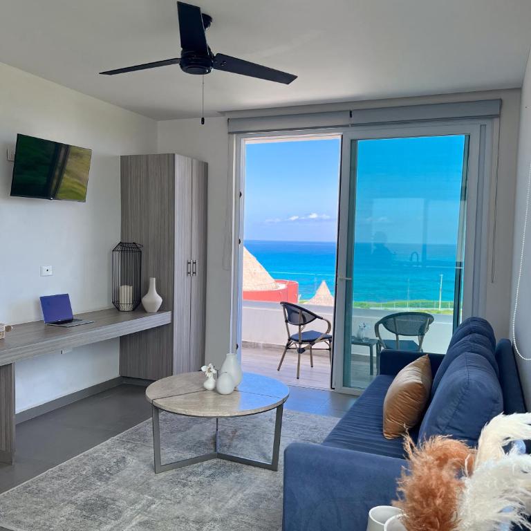 Azulea Isla Mujeres Hotel - Habitación Doble Deluxe con balcón y vistas al mar - 12