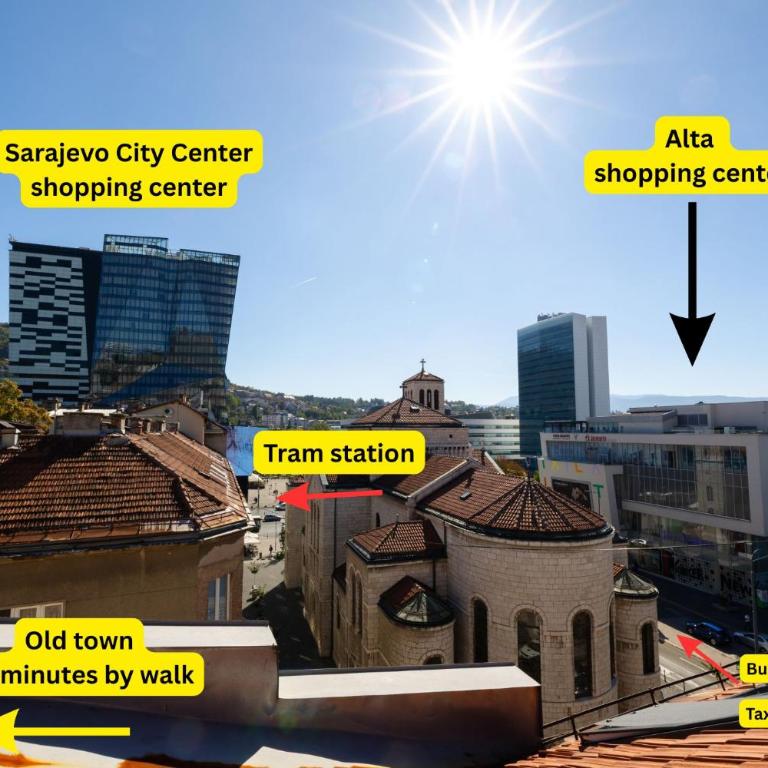 Sarajevo Domi Apartment - Apartman sa 2 Spavaće Sobe i Pogledom na Grad - 2