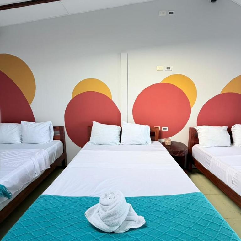 The Yak Lake House Hostal Bacalar Front Lagoon - Adults Only - Standard Familienzimmer - 3
