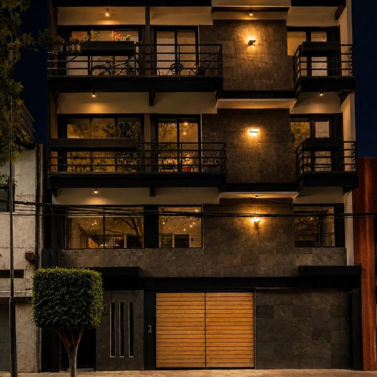 Casa Nido Condesa II 2BR Roof & City Views - Apartamento de 2 dormitorios con balcón - 2