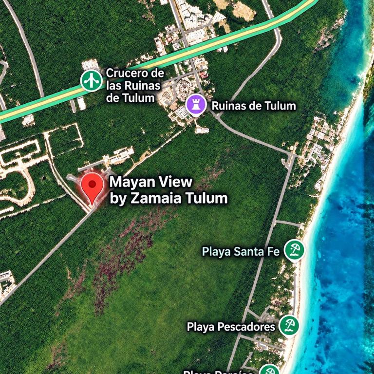Mayan View Tulum - Two-Bedroom Deluxe Apartment with Garden View - 3