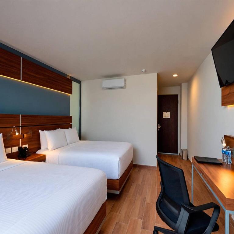 Sleep Inn Queretaro - Habitación Doble con 2 camas dobles - No fumadores - 3