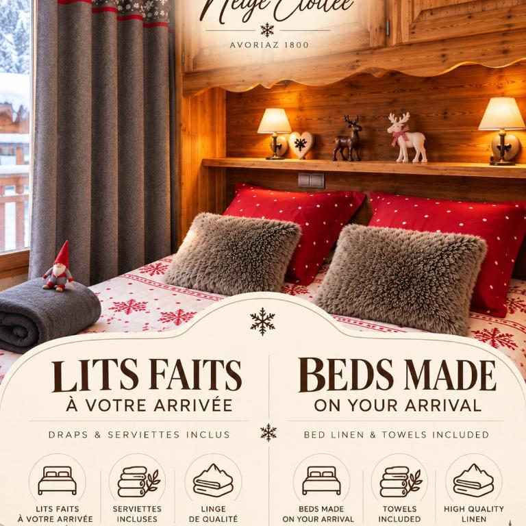 Neige Étoilée Avoriaz Ski aux pieds Face au Village des Enfants - Three-Bedroom Apartment - 7