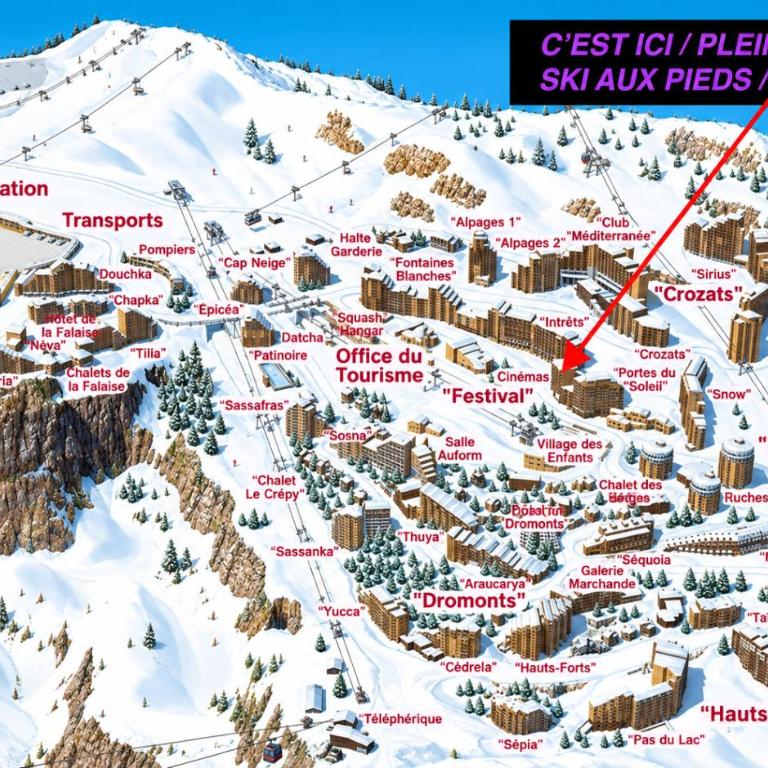 Neige Étoilée Avoriaz Ski aux pieds Face au Village des Enfants - Three-Bedroom Apartment - 28