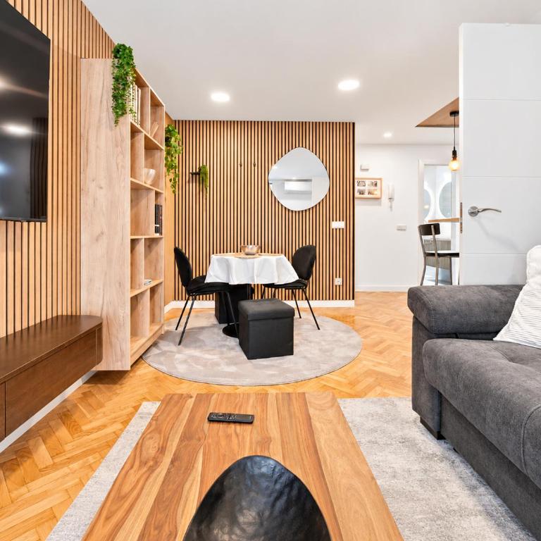 Lujo en Madrid Centro Plaza Mayor Wifi AC Exterior 4pax calle Almendro - Apartamento de 1 dormitorio - 7