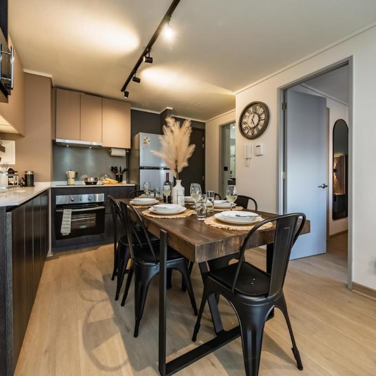 Ñuñoa 2 bedroom for 6 Parking Air Conditioning - Apartamento de 2 dormitorios - 19