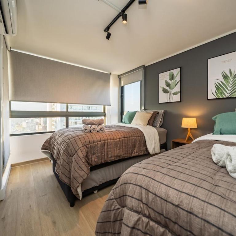 Ñuñoa 2 bedroom for 6 Parking Air Conditioning - Apartamento de 2 dormitorios - 26