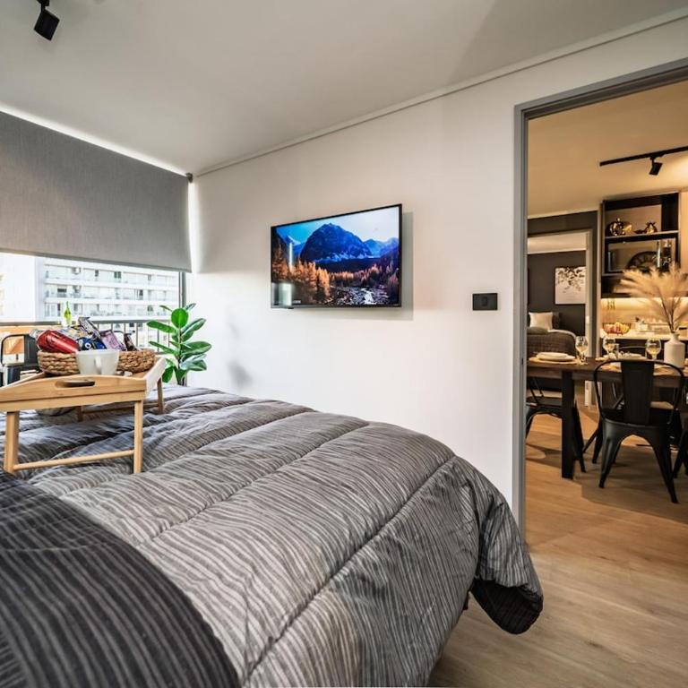 Ñuñoa 2 bedroom for 6 Parking Air Conditioning - Apartamento de 2 dormitorios - 36