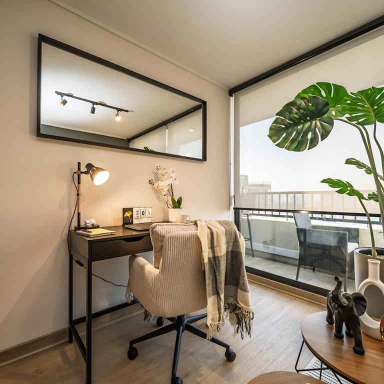 Ñuñoa 2 bedroom for 6 Parking Air Conditioning - Apartamento de 2 dormitorios - 38