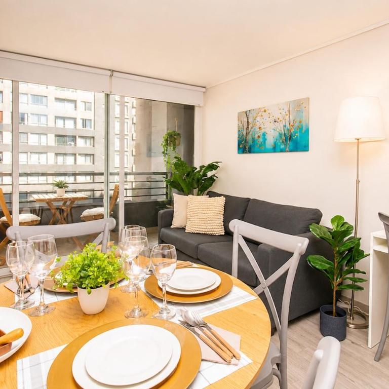 New and modern apartment Cerro Santa Lucia Metro - Apartamento de 2 dormitorios - 34