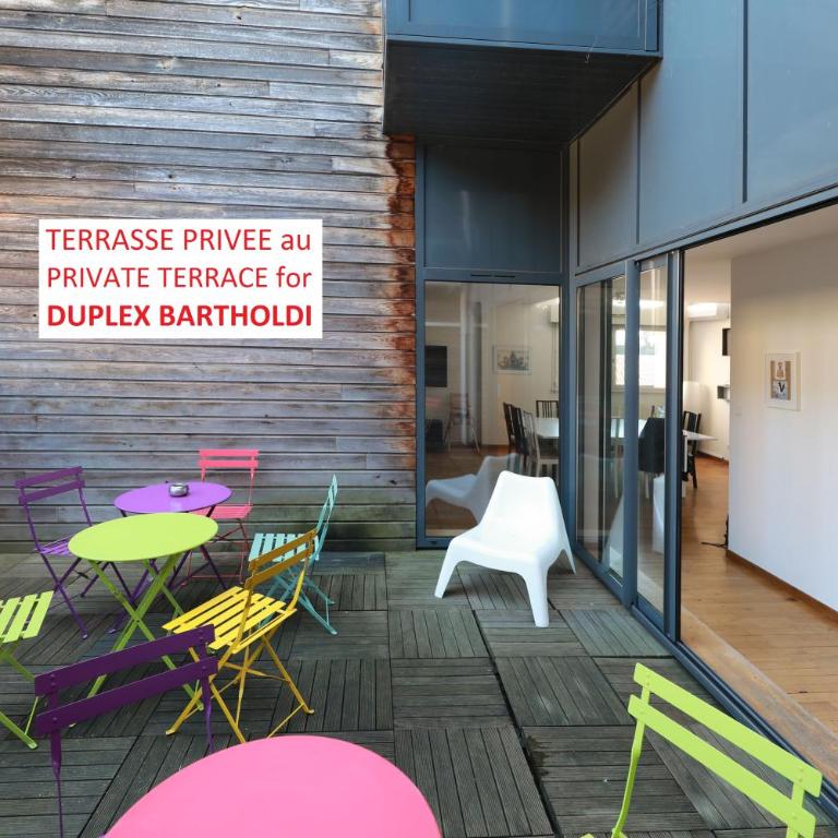 ColmarAppart Vauban - Appartement Bartholdi en Duplex avec Terrasse - 4 Chambres et 3 Salles de Bains - 165 m² - 11