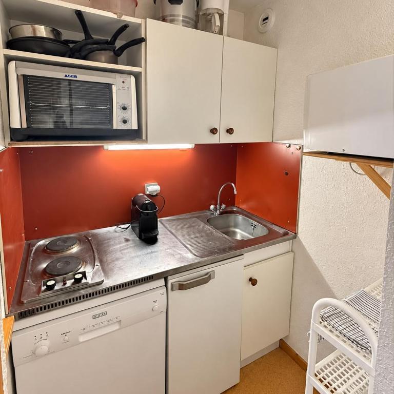 Cosy Studio - Pied des Pistes, Ski-in Ski-out - Les Arcs Peisey Vallandry - Apartment mit 1 Schlafzimmer - 7