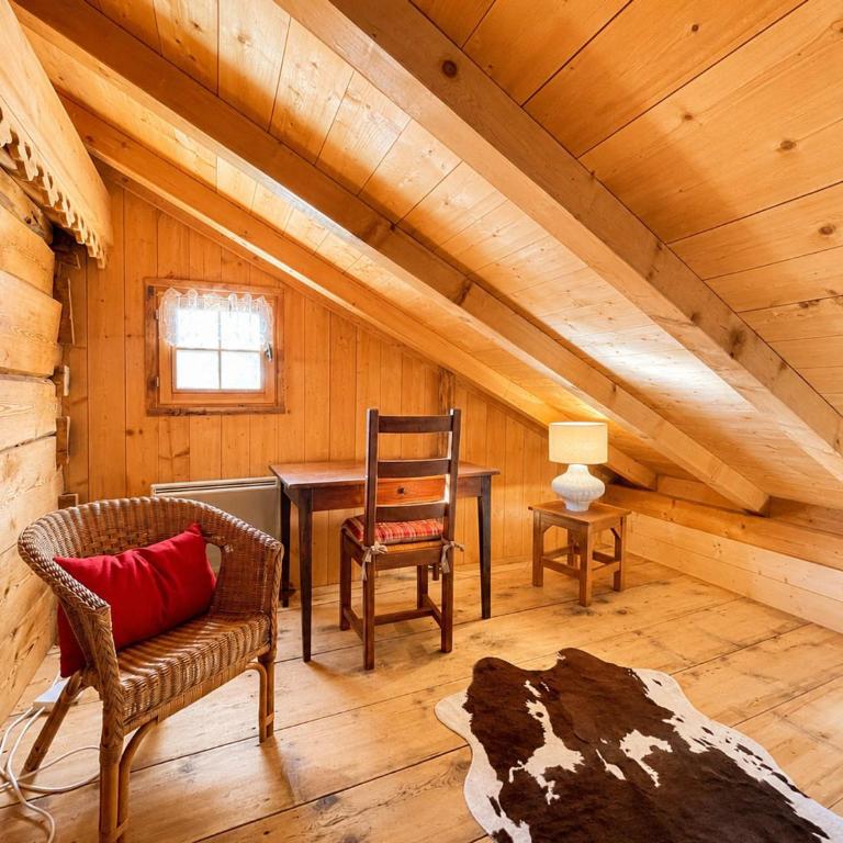 Mazot savoyard, animaux acceptés - 6 pers. - Appartement 2 Chambres - 5