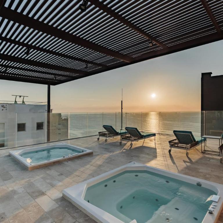 Modern loft 100 steps from Bello Horizonte Beach - One-Bedroom Apartment with Balcony and Sea View - 4
