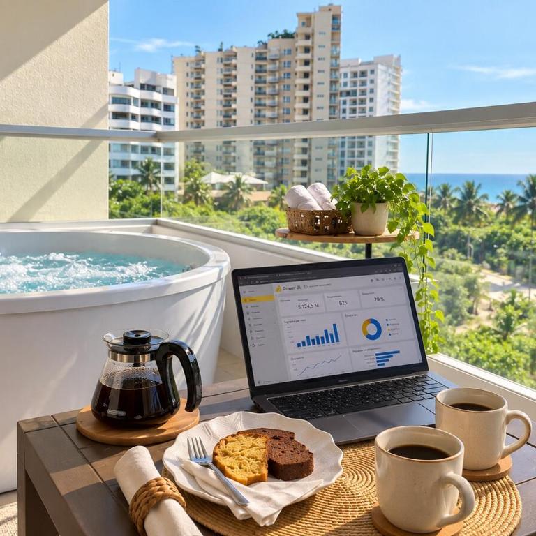 Premium Suite esquinera con jacuzzi, mar y montaña - Superior Suite with Sea View - 1