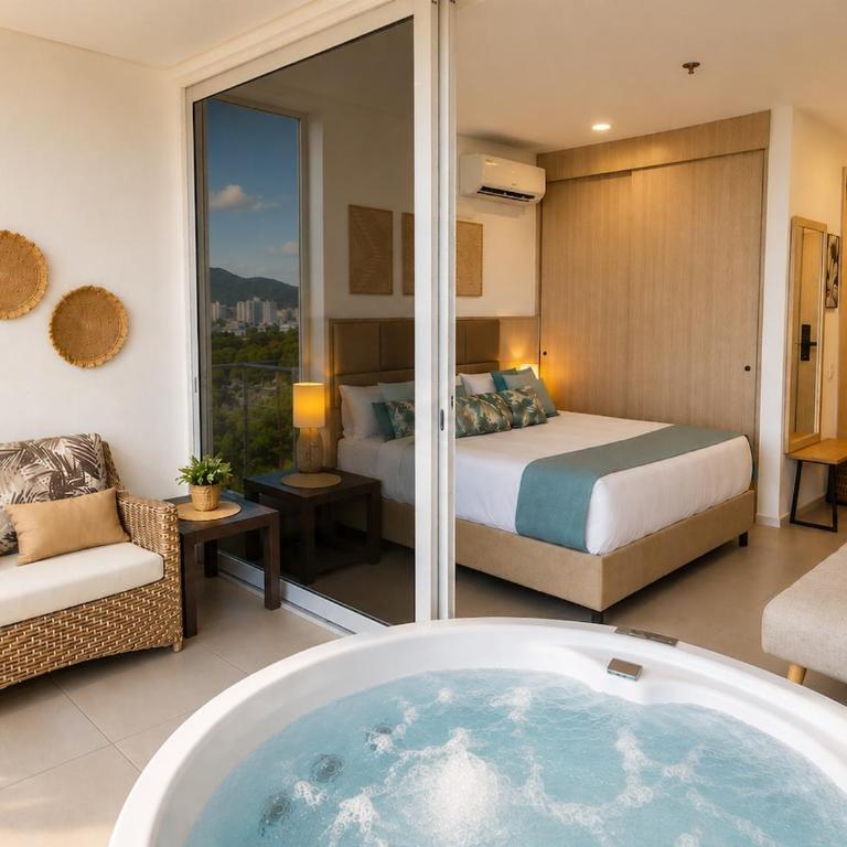Premium Suite esquinera con jacuzzi, mar y montaña - Superior Suite with Sea View - 19