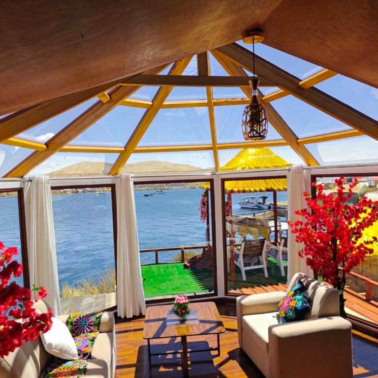 Sunset view of the house in Puno, Peru, Lake Titicaca - Casa de 2 dormitorios - 12