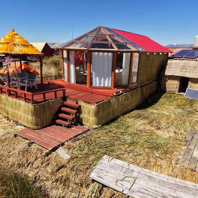 Sunset view of the house in Puno, Peru, Lake Titicaca - Casa de 2 dormitorios - 11