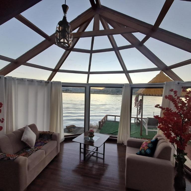 Sunset view of the house in Puno, Peru, Lake Titicaca - Casa de 2 dormitorios - 4