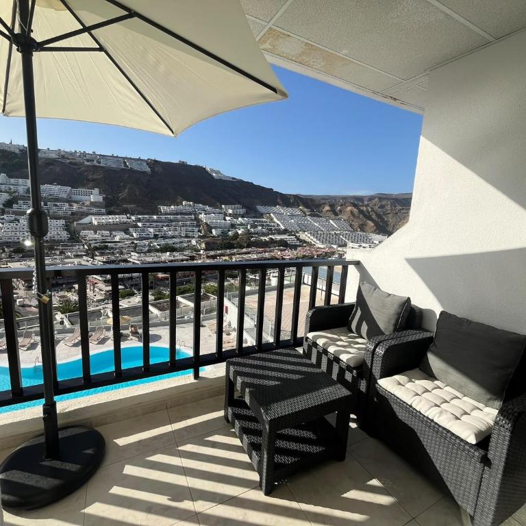 Puerto Rico Relax Apartement, Sea view, Pool, Perfect for sun lovers - Apartamento de 1 dormitorio con vistas al mar - 3