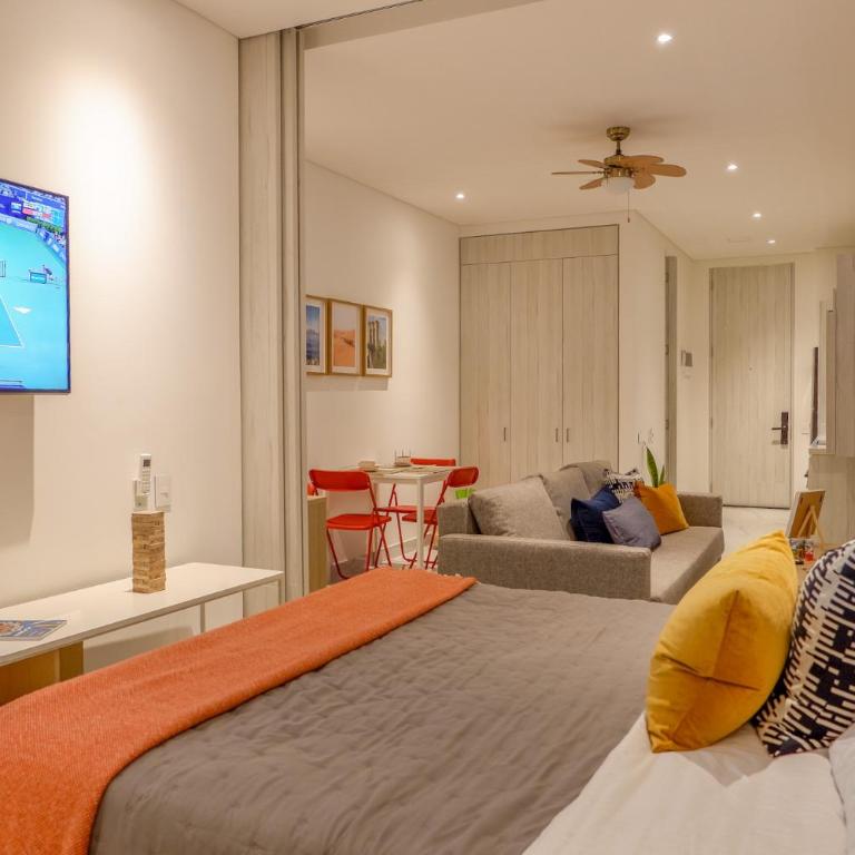 Modern loft 100 steps from Bello Horizonte Beach - One-Bedroom Apartment with Balcony and Sea View - 7