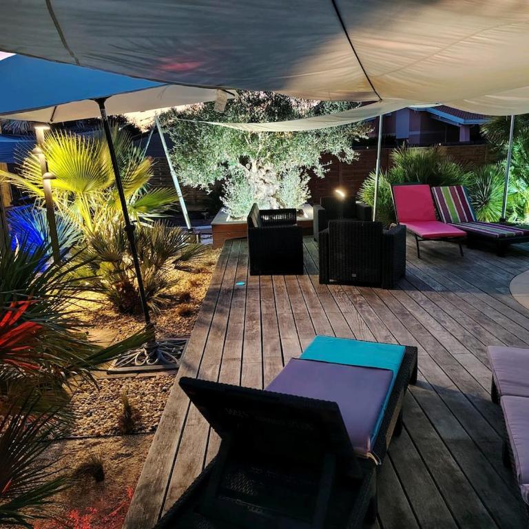 Chalet Le Clos Exotique - One-Bedroom Chalet - 31