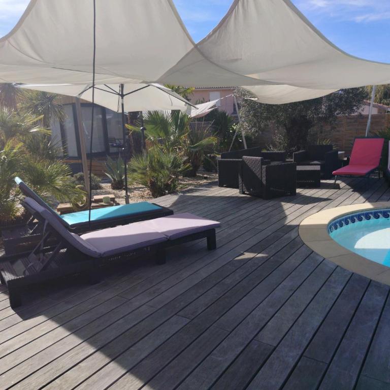 Chalet Le Clos Exotique - One-Bedroom Chalet - 12