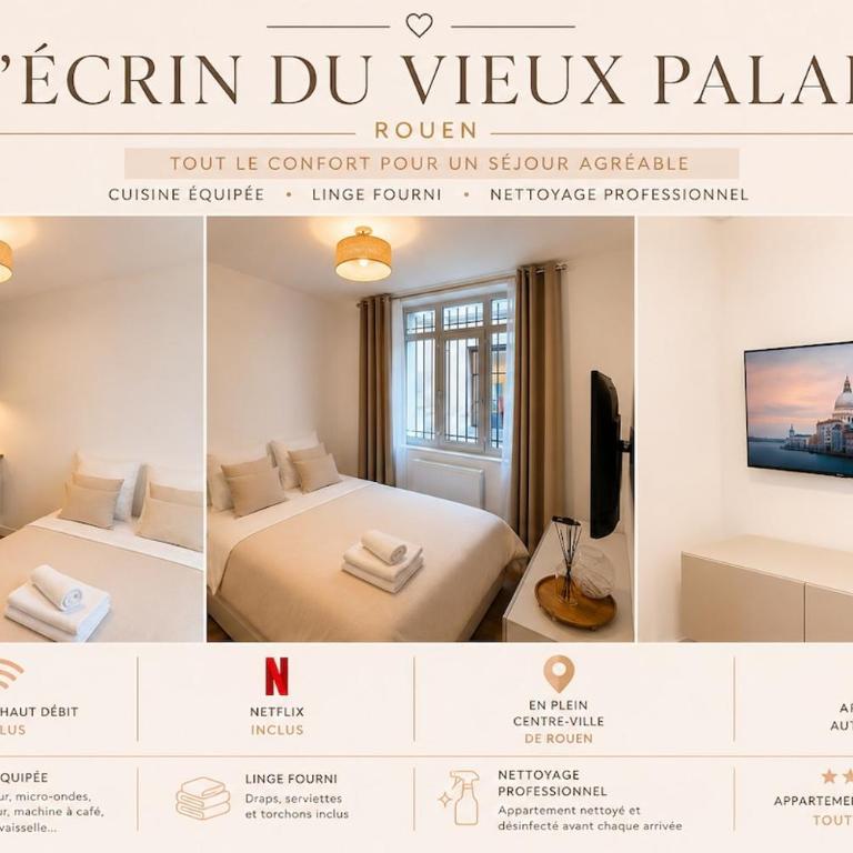 L'Ecrin du Vieux Palais Hyper-centre Rouen - Appartamento con 1 Camera da Letto - 1